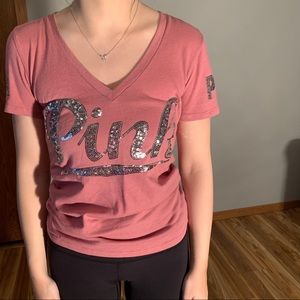 Victoria Secret Pink Tee - Size Small